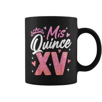 Miss Quince Xv Birthday Girl Family Party Decorations Coffee Mug | Mazezy