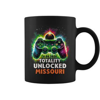 Missouri Total Solar Eclipse 2024 Video Game Gamer Coffee Mug - Monsterry