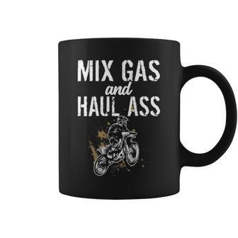 Mix Gas And Haul Ass Mixing Gas Hauling Ass Motocross Coffee Mug | Mazezy
