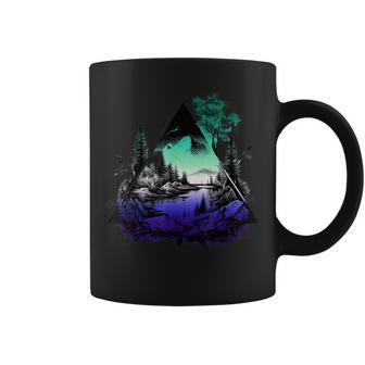 Mlm Landscape Lake Mlm Pride Gay Male Flag Lgbt Mlm Coffee Mug - Monsterry