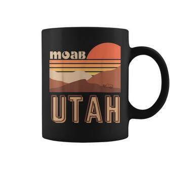 Moab Utah Retro Vintage Sunset Coffee Mug - Monsterry UK