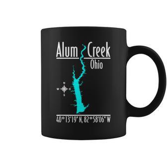 Modern Alum Creek Ohio Coffee Mug - Monsterry