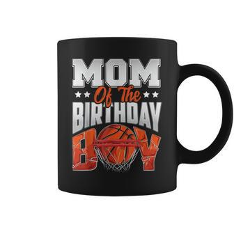 Mom Basketball Birthday Boy Family Baller B-Day Party Coffee Mug - Thegiftio UK