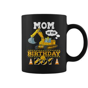 Mom Of The Birthday Boy Construction 1St Birthday Party Coffee Mug | Mazezy AU