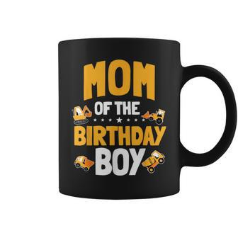 Mom Of The Birthday Boy Construction Worker Bday Party Coffee Mug | Mazezy