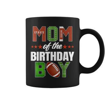 Mom Of The Birthday Boy Family Football Party Decorations Coffee Mug | Mazezy UK