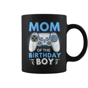 Mom Of The Birthday Boy Matching Video Gamer Birthday Coffee Mug - Seseable