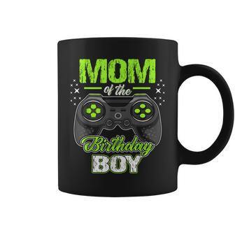 Mom Of The Birthday Boy Matching Video Gamer Birthday Party Coffee Mug - Seseable
