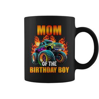 Mom Of The Birthday Boy Monster Truck Birthday Party Coffee Mug - Thegiftio UK
