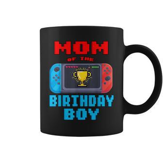Mom Of The Birthday Boy Video Games Theme Bday Matching Coffee Mug - Monsterry
