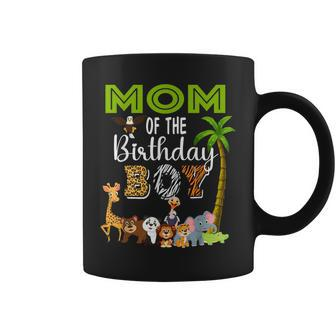 Mom Of The Birthday Boy Wild Zoo Theme Safari Party Coffee Mug | Mazezy