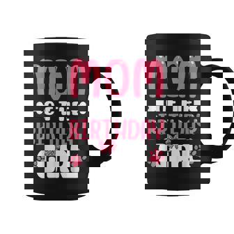 Mom Of The Birthday Girl Dog Paw Birthday Party Coffee Mug - Seseable