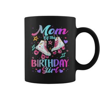 Mom Of The Birthday Girl Rolling Skate Family Birthday Party Coffee Mug | Mazezy