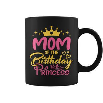 Mom Of The Birthday Princess Girls Party Family Matching Coffee Mug - Thegiftio UK
