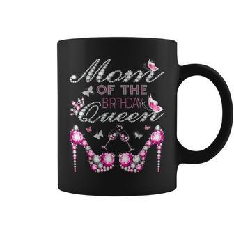 Mom Of The Birthday Queen Celebration For Daughter Mother Coffee Mug - Monsterry