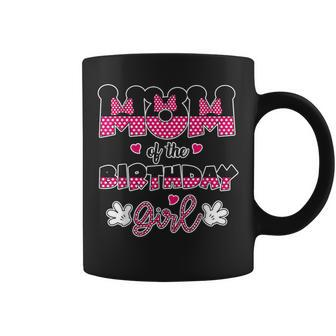 Mom And Dad Of The Birthday Girl Mouse Family Matching Coffee Mug - Monsterry CA