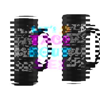 Mom And Dad Let's Taco Bout Sex Gender Reveal Coffee Mug - Monsterry