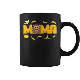 Mom And Dad Mama Birthday Girl Monkey Banana Family Matching Coffee Mug - Monsterry