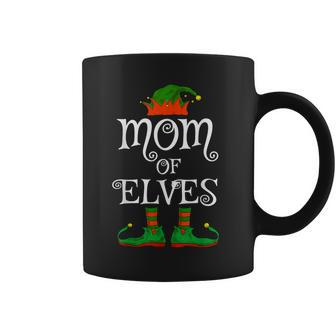 Mom Of Elves Family Matching Christmas Festive Coffee Mug - Monsterry DE