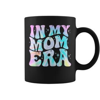 In My Mom Era With Groovy Graphic Cute Mom Coffee Mug - Seseable