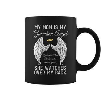 My Mom Is My Guardian Angel In Heaven Memorial Memory Miss Coffee Mug - Thegiftio UK