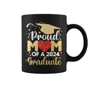 Mom Senior 2024 Proud Mom Of A Class Of 2024 Graduation Coffee Mug - Monsterry UK