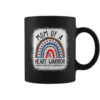 Mom Of A Warrior Chd Congenital Heart Defect Awareness Month Coffee Mug - Thegiftio UK