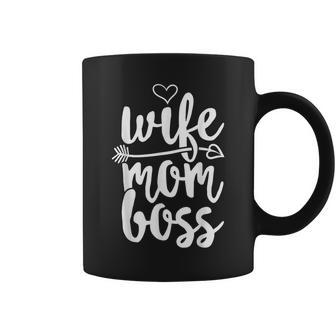 Mom Wife Boss Mom Mom Life Mom Mode Mother's Day Coffee Mug | Crazezy UK