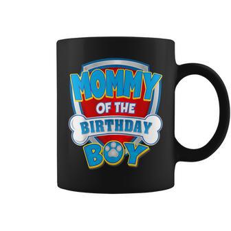 Mommy Of The Birthday Boy Dog Paw Family Matching Coffee Mug - Monsterry UK