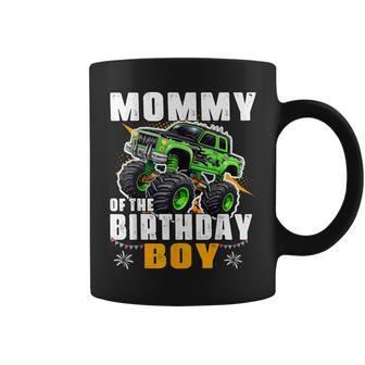 Mommy Of The Birthday Boy Monster Truck Birthday Family Coffee Mug - Monsterry UK