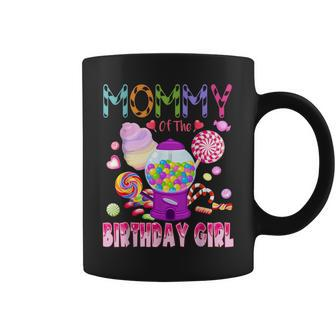 Mommy Of The Birthday Girl Candyland Candy Birthday Coffee Mug - Seseable