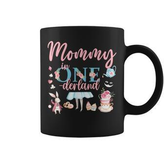 Mommy Of The Birthday Girl Mommy In Onderland 1St Birthday Coffee Mug - Monsterry