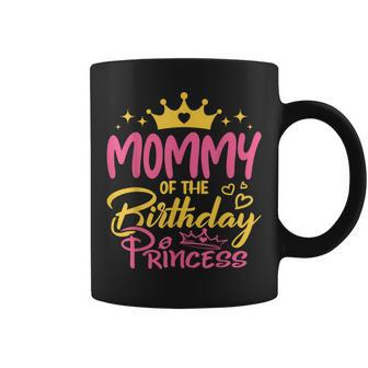 Mommy Of The Birthday Princess Girls Party Family Matching Coffee Mug - Monsterry AU