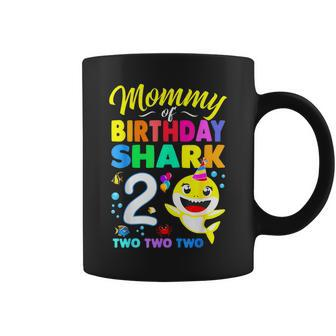Mommy Of Birthday Shark 2Nd Matching Oufit Party For Family Coffee Mug | Mazezy UK