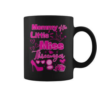 Mommy Miss Threenager 13 Bday Girls Salon Spa Makeup Party Coffee Mug - Monsterry