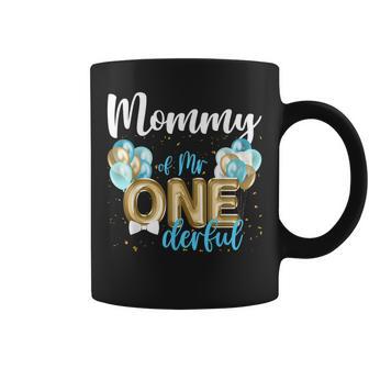 Mommy Of Mr Onederful 1St Birthday First One-Derful Matching Coffee Mug - Monsterry AU