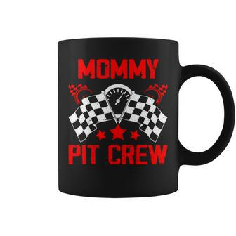 Mommy Pit Crew Race Car Birthday Party Racing Family Coffee Mug - Monsterry