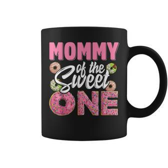 Mommy Of The Sweet One Birthday 1St B-Day Donut One Party Coffee Mug - Seseable