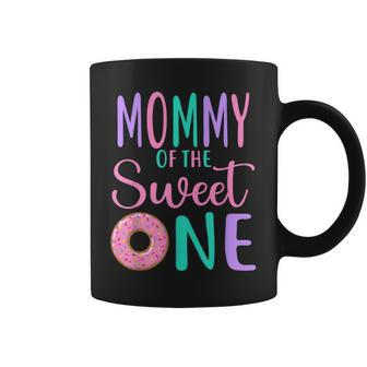 Mommy Of The Sweet One Mom 1St Birthday Girl Donut Party Coffee Mug - Monsterry DE
