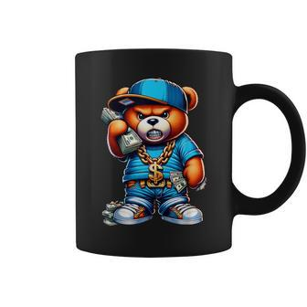 Money Callin Hip Hop Teddy Bear Gangsta Hustle Streetwear Coffee Mug | Mazezy