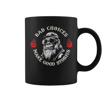 Monkey Bad Choices Make Good Stories Coffee Mug - Monsterry UK