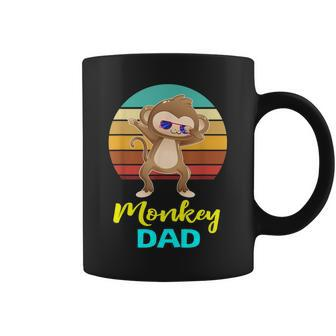 Monkey Dad Lovers Daddy Fathers Coffee Mug - Monsterry DE