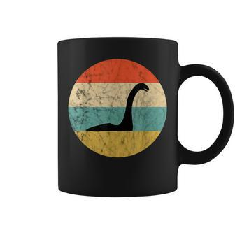 Monster Of Loch Ness Retro Vintage Sunset Nessie Coffee Mug - Monsterry UK