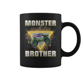 Monster Truck Brother Retro Vintage Monster Truck Coffee Mug - Monsterry CA