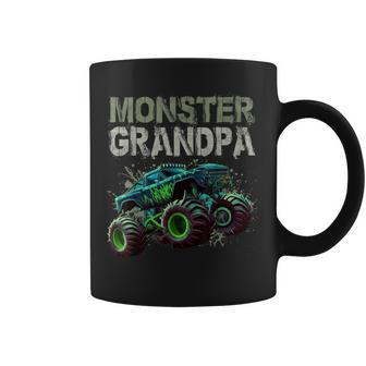 Monster Truck Grandpa Family Matching Monster Truck Lovers Coffee Mug - Monsterry UK