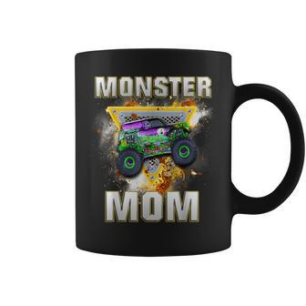 Monster Truck Mom Family Matching Monster Truck Lovers Coffee Mug - Seseable
