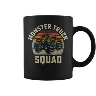 Monster Truck Squad Vintage Retro Style Matching Friends Coffee Mug - Monsterry UK