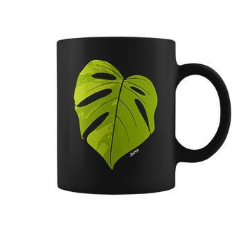 Monstera Deliciosa Aurea Variegation Houseplant Plant Lover Coffee Mug | Mazezy AU
