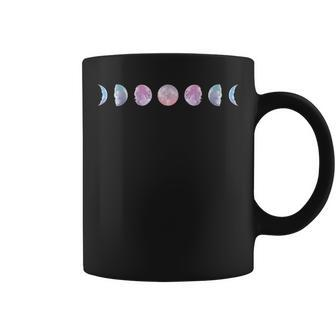 Moon Phases Colorful Moon Phases Coffee Mug - Monsterry DE