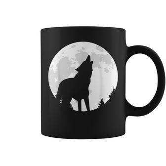 Moon Wolf Coffee Mug - Thegiftio UK